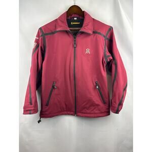 Men’s Völkl Small Burgundy Ski Jacket w/ Black Accents
